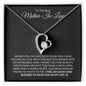 To The Best Mother-In-Law | Lucky and Blessed | Forever Love Necklace - Gift for Mother's Day, Wedding, Birthday, Holidays - ALL4THEGIFTOFIT