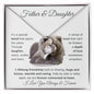 Father & Daughter | Forever Connected At Heart | Forever Love Necklace - ALL4THEGIFTOFIT