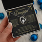 To My Beautiful Daughter | Love You Always & Forever | Forever Love Necklace - ALL4THEGIFTOFIT