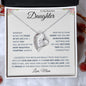 To My Beautiful Daughter | You are Forever in My Heart | Forever Love Necklace - ALL4THEGIFTOFIT