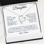 To My Beautiful Daughter | You are Forever in My Heart | Forever Love Necklace - ALL4THEGIFTOFIT