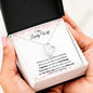 To My Lovely Wife | I Love You Forever | Forever Love Necklace - ALL4THEGIFTOFIT