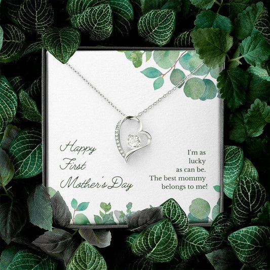 Happy First Mother's Day | Best Mommy | Forever Love Necklace - ALL4THEGIFTOFIT