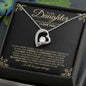 To My Daughter | I Believe In You | Forever Love Necklace - ALL4THEGIFTOFIT