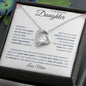 To My Beautiful Daughter | You are Forever in My Heart | Forever Love Necklace - ALL4THEGIFTOFIT