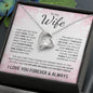 To My Wife | You Were My Missing Piece | Forever Love Necklace - Gift for Soulmate - ALL4THEGIFTOFIT