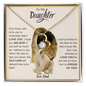 To My Daughter | Proud of You - Dad | Forever Love Necklace - ALL4THEGIFTOFIT