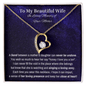 To My Beautiful Wife | In Loving Memory of Your Mother | Forever Love Necklace - ALL4THEGIFTOFIT