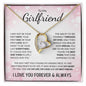 To My Girlfriend | My Love & My Best Friend | Forever Love Necklace - ALL4THEGIFTOFIT