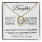 To My Daughter | I Love You to the Moon and Back | Forever Love Necklace - ALL4THEGIFTOFIT