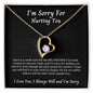 I'm Sorry For Hurting You | Please Forgive Me | Forever Love Necklace - Gift for Wife, Soulmate, Fiancée, Girlfriend - ALL4THEGIFTOFIT