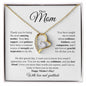 Dear Mom | Most Amazing Mother | Forever Love Necklace - Gift for Mother's Day, Birthday, Holidays, Just Because - ALL4THEGIFTOFIT