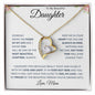 To My Beautiful Daughter | You are Forever in My Heart | Forever Love Necklace - ALL4THEGIFTOFIT