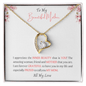 To My Beautiful Mother | I am Proud to Call You Mom | Forever Love Necklace - ALL4THEGIFTOFIT