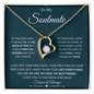 To My Soulmate | In Your Eyes I Have Found My Home | Forever Love Necklace - Gift for Wife, Fiance, Girlfriend - ALL4THEGIFTOFIT