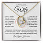 To My Beautiful Wife - I Can't Live Without You | Forever Love Necklace - Gift for Soulmate, Birthday, Anniversary - ALL4THEGIFTOFIT