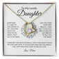 To My Lovely Daughter | My Last Breath - Mom | Forever Love Necklace - ALL4THEGIFTOFIT