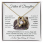 Father & Daughter | Forever Connected At Heart | Forever Love Necklace - ALL4THEGIFTOFIT