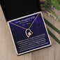 To My Beautiful Wife | In Loving Memory of Your Mother | Forever Love Necklace - ALL4THEGIFTOFIT