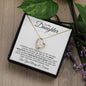 To My Daughter - One of My Most Beautiful Chapters | Forever Love Necklace - ALL4THEGIFTOFIT