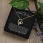 To The Best Mother-In-Law | Lucky and Blessed | Forever Love Necklace - Gift for Mother's Day, Wedding, Birthday, Holidays - ALL4THEGIFTOFIT