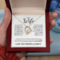 To My Wife | I Love You Forever & Always | Forever Love Necklace - ALL4THEGIFTOFIT