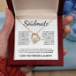 To My Soulmate | Through My Eyes | Forever Love Necklace - Gift for Wife, Fiance, Girlfriend - ALL4THEGIFTOFIT