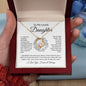To My Lovely Daughter | Always Keep Me In Your Heart | Forever Love Necklace - ALL4THEGIFTOFIT