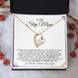 To My Step Mom | I Will Forever Love You | Forever Love Necklace - Gift for Mother's Day, Birthdays, Holidays - ALL4THEGIFTOFIT