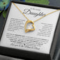 To My Lovely Daughter | You are My Greatest Gift | Forever Love Necklace - ALL4THEGIFTOFIT