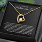 To The Best Mother-In-Law | Lucky and Blessed | Forever Love Necklace - Gift for Mother's Day, Wedding, Birthday, Holidays - ALL4THEGIFTOFIT