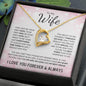 To My Wife | You Were My Missing Piece | Forever Love Necklace - Gift for Soulmate - ALL4THEGIFTOFIT