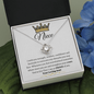Niece | I Am So Proud Of You | Love Knot Necklace - ALL4THEGIFTOFIT