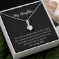 My Daughter | Love Always Mom | Alluring Beauty Necklace - ALL4THEGIFTOFIT