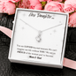 Hey Daughter...| You are Loved | Mom & Dad | Alluring Beauty Necklace - ALL4THEGIFTOFIT