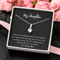 My Daughter | Love Always Mom | Alluring Beauty Necklace - ALL4THEGIFTOFIT