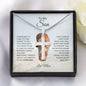To My Son | I Will Always Have Your Back | Cross Necklace - ALL4THEGIFTOFIT