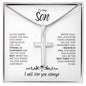 To My Son | I Believe In You | Cross Necklace - ALL4THEGIFTOFIT