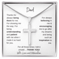 Dad | For All Those Times I Left It Unsaid...Thank You | With Love and Admiration - ALL4THEGIFTOFIT