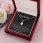 My Daughter | Love Always Mom | Alluring Beauty Necklace - ALL4THEGIFTOFIT