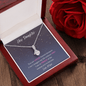 Hey Daughter | Love Mom | Alluring Beauty Necklace - ALL4THEGIFTOFIT