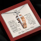 To My Son - You are Brave, Strong & Smart | Cross Necklace - ALL4THEGIFTOFIT