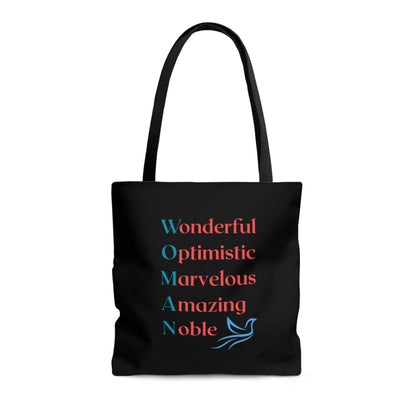 WOMAN Tote Bag (AOP) - ALL4THEGIFTOFIT